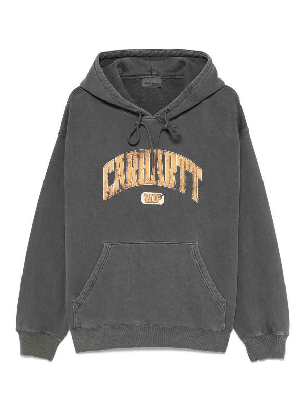CARHARTT: Sweatshirts & Sweaters - Logo Cotton Hoodie