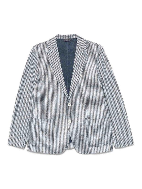 CIRCOLO 1901: casual jackets - Cotton And Linen Blend Jacket