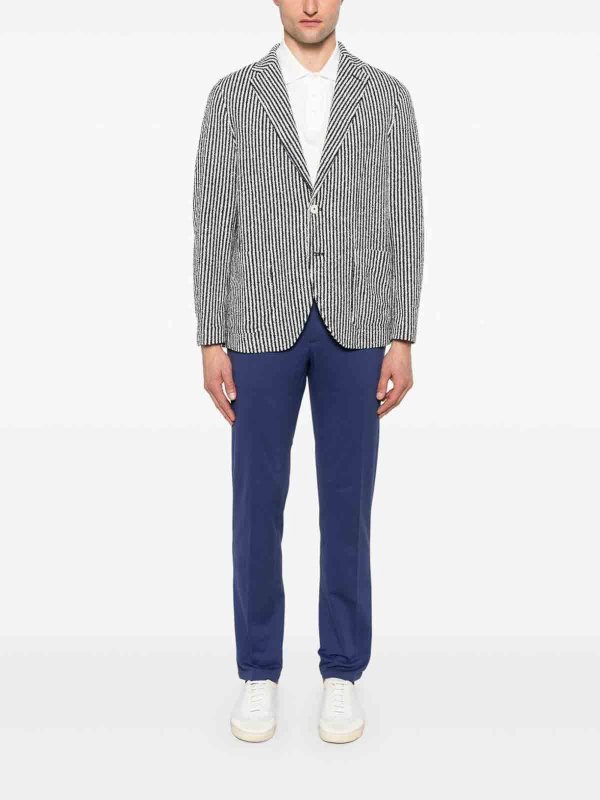 CIRCOLO 1901: casual jackets online - Striped Cotton Jacket