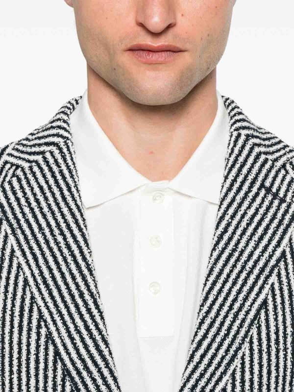 Striped Cotton Jacket shop online: CIRCOLO 1901
