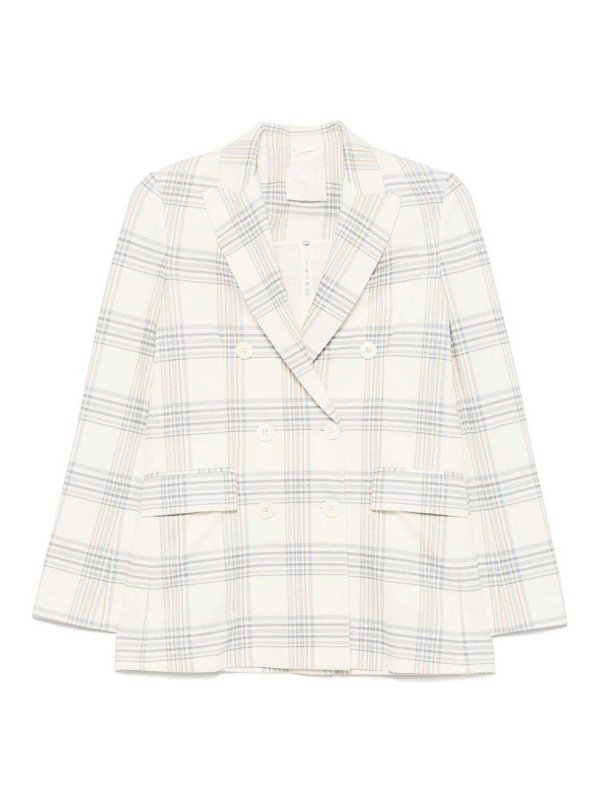 CIRCOLO 1901: casual jackets - Cotton Double-Breasted Jacket