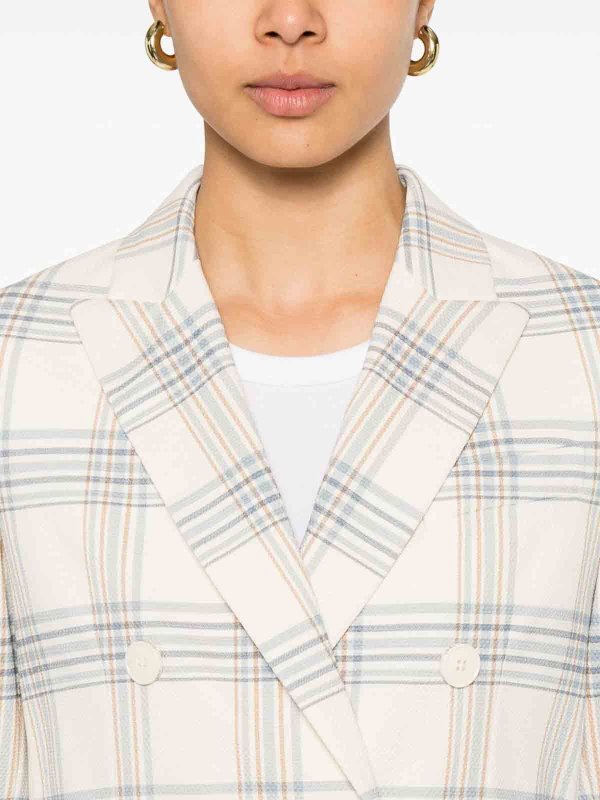 CIRCOLO 1901: casual jackets online - Cotton Double-Breasted Jacket