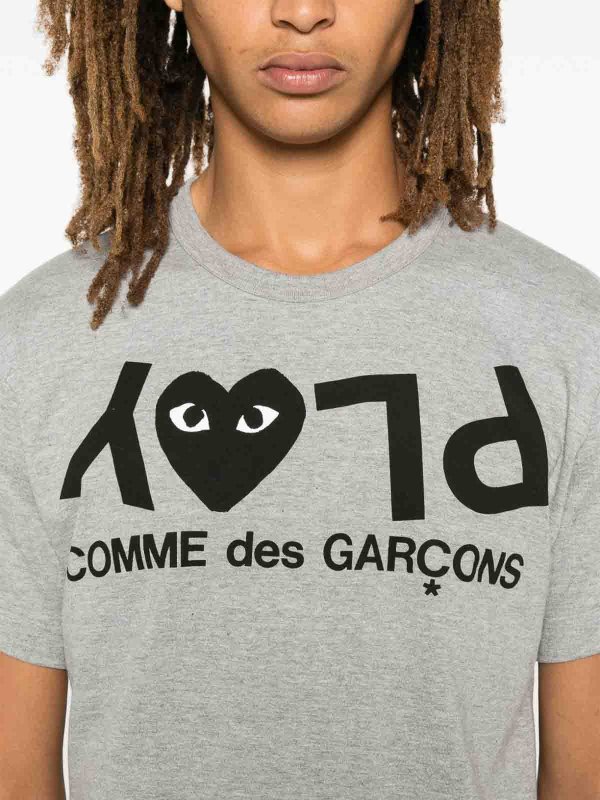 The Best Shops COMME DES GARCONS: t-shirts - Logo Cotton T-Shirt