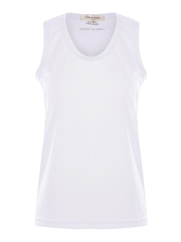 COMME DES GARCONS: Top e canotte - Top canotta di maglia logo