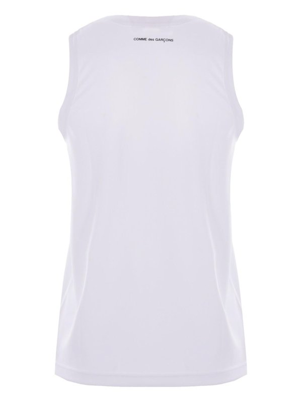 COMME DES GARCONS: Top e canotte online - Top canotta di maglia logo