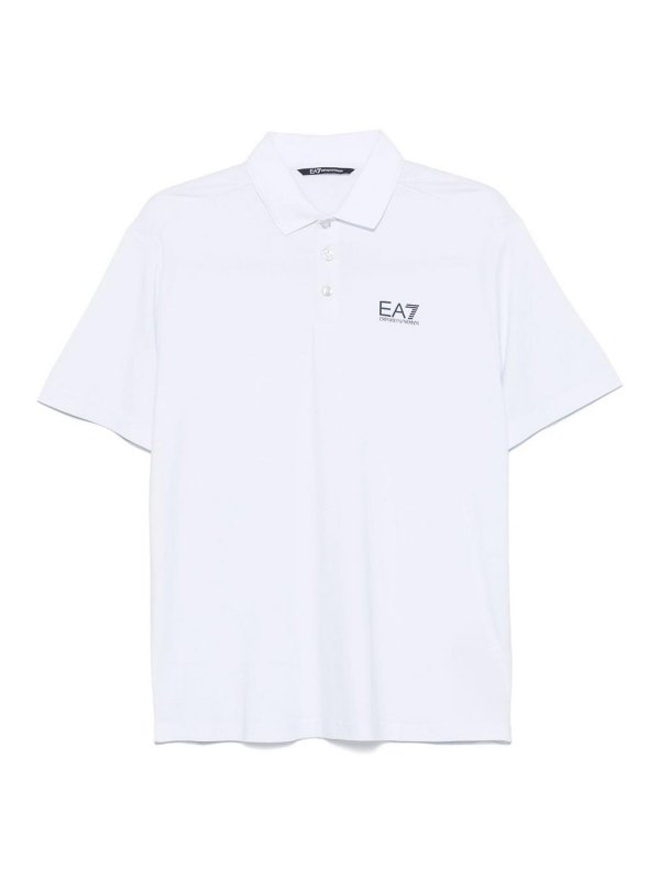 EA7 Emporio Armani: Polos  - Polo - Blanc