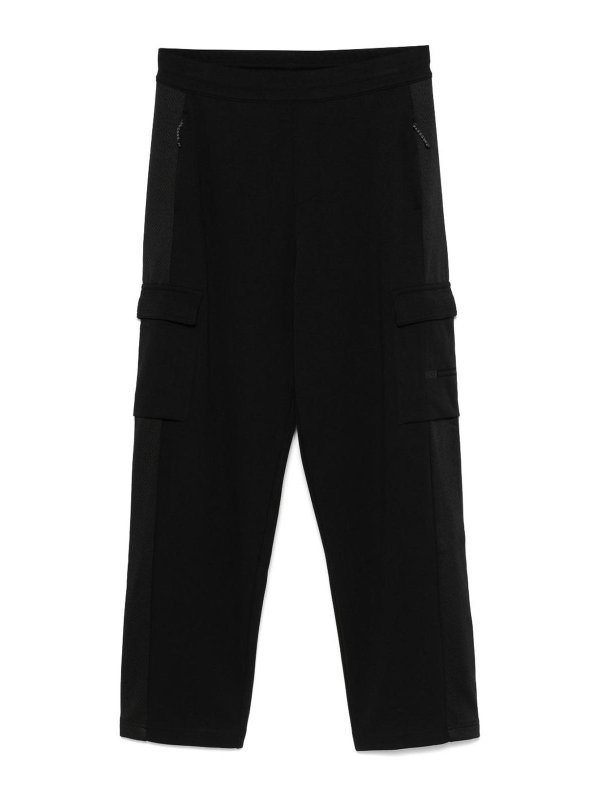 EA7 Emporio Armani: casual trousers - Cargo Cotton Blend Trousers