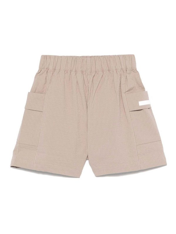 EA7 Emporio Armani: shirts - Striped Cotton Shirts