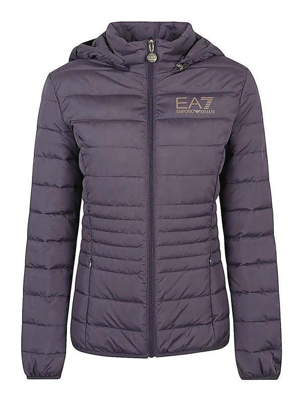 EA7 Emporio Armani: casual jackets - Logo Short Down Jacket