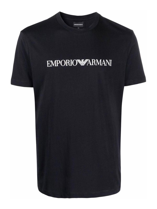 EMPORIO ARMANI: t-shirt - T-shirt in cotone logo