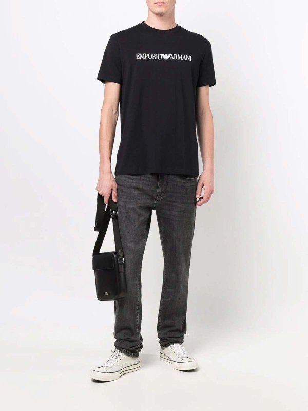 The Best Shops EMPORIO ARMANI: T-shirt in cotone logo