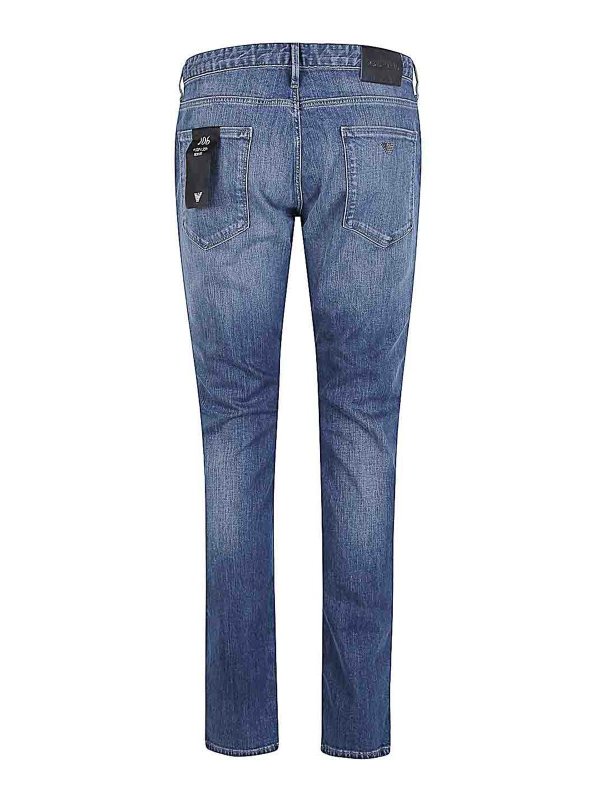 EMPORIO ARMANI: bootcut jeans online - Denim Cotton Jeans