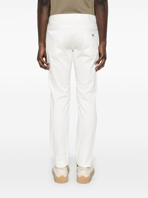 The Best Shops EMPORIO ARMANI: Bootcut - Bootcut Jeans - Weiß