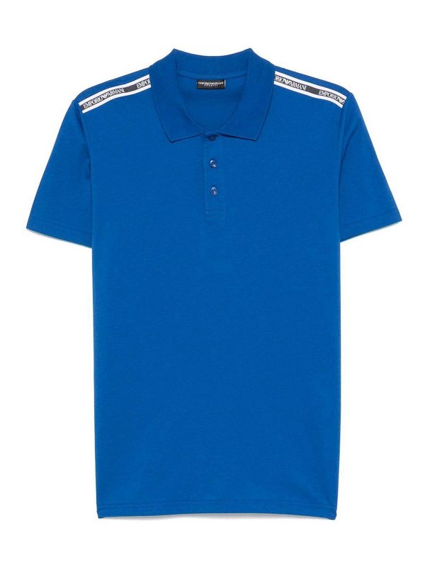 EMPORIO ARMANI: polo - Shirt di polo in cotone logo