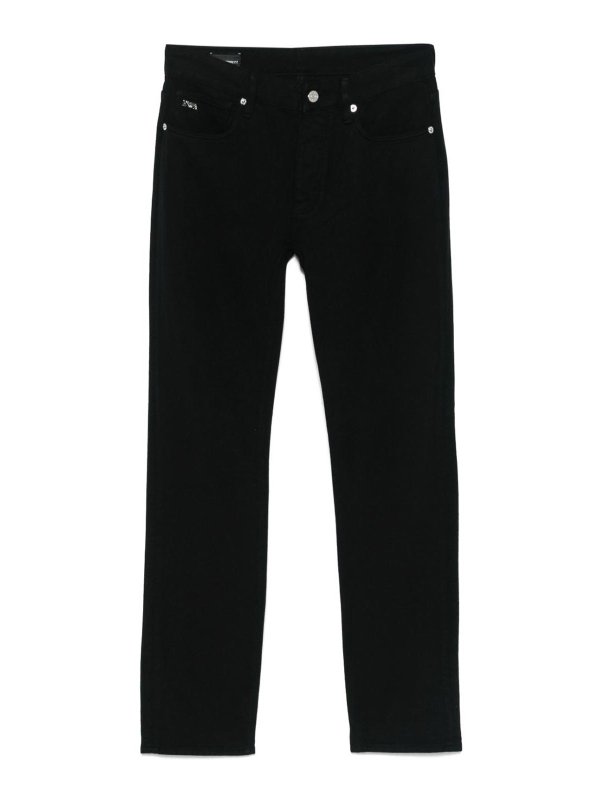 EMPORIO ARMANI: Bootcut - Bootcut Jeans - Schwarz