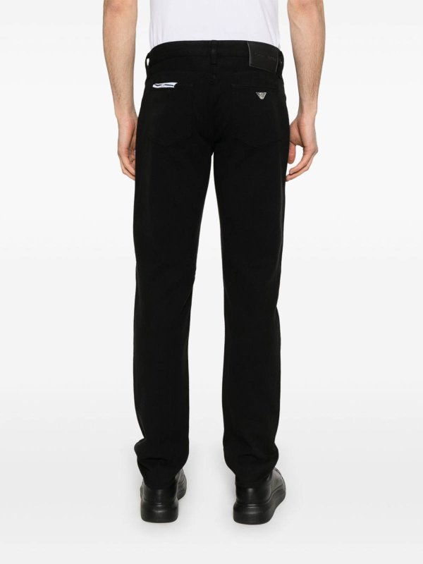 The Best Shops EMPORIO ARMANI: Bootcut - Bootcut Jeans - Schwarz