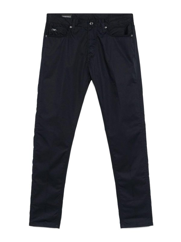EMPORIO ARMANI: bootcut jeans - Denim Cotton Jeans