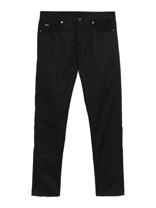 EMPORIO ARMANI: bootcut jeans - Denim Cotton Jeans