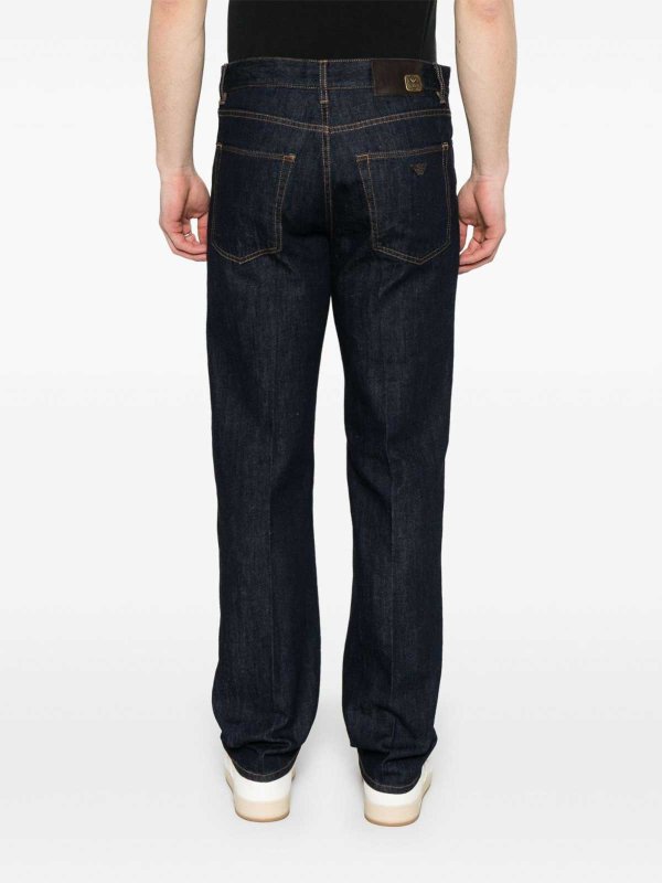 EMPORIO ARMANI: bootcut jeans online - Denim Cotton Jeans