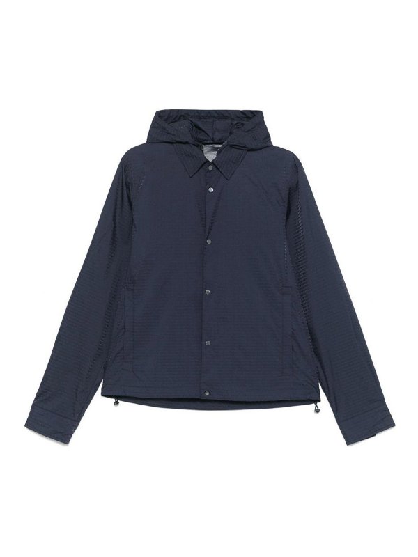EMPORIO ARMANI: casual jackets - Nylon Hooded Jacket