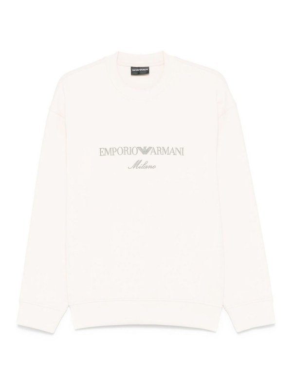 EMPORIO ARMANI: Sweatshirts und Pullover - Sweatshirt - Beige