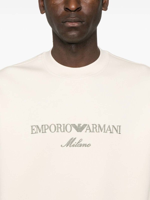 EMPORIO ARMANI: Sweatshirts und Pullover online - Sweatshirt - Beige