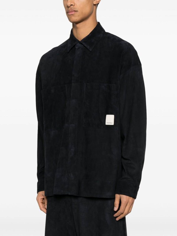 Camicia in pelle shop online: EMPORIO ARMANI