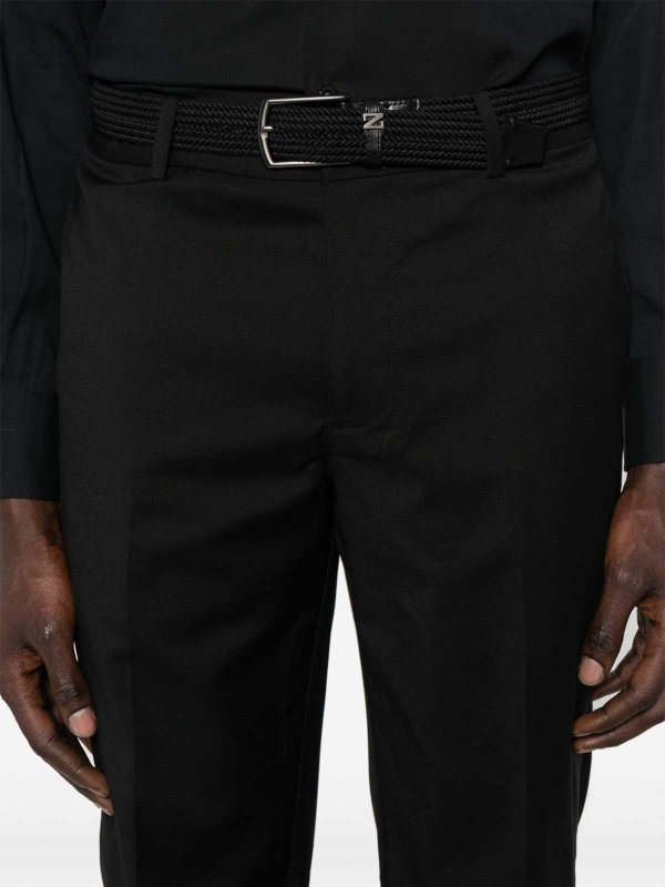 EMPORIO ARMANI: casual trousers online - Wool Chino Trousers