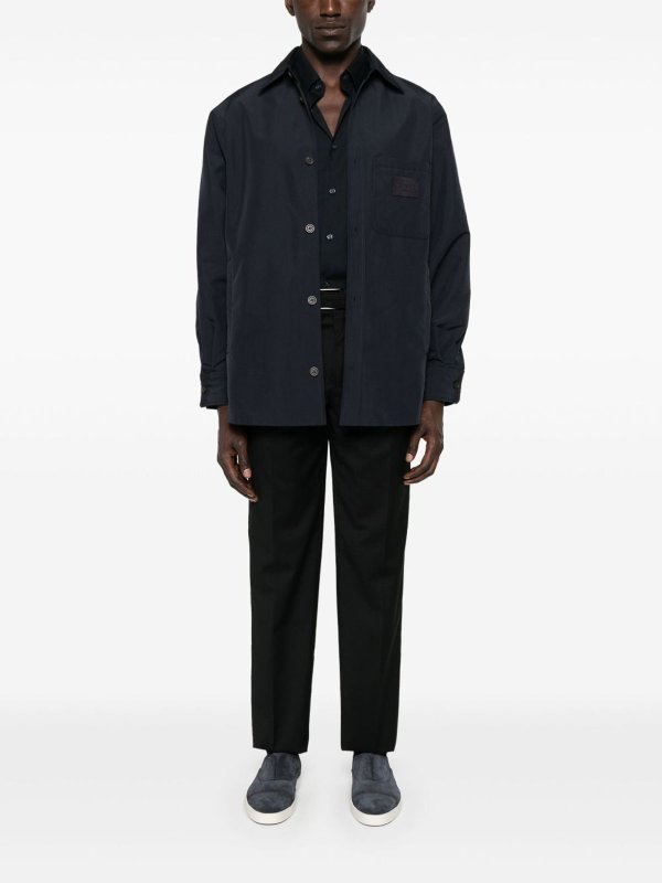 The Best Shops EMPORIO ARMANI: casual trousers - Wool Chino Trousers