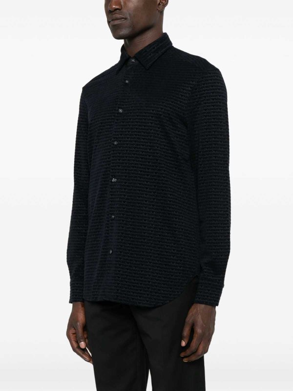 EMPORIO ARMANI: Hemden online - Hemd - Blau