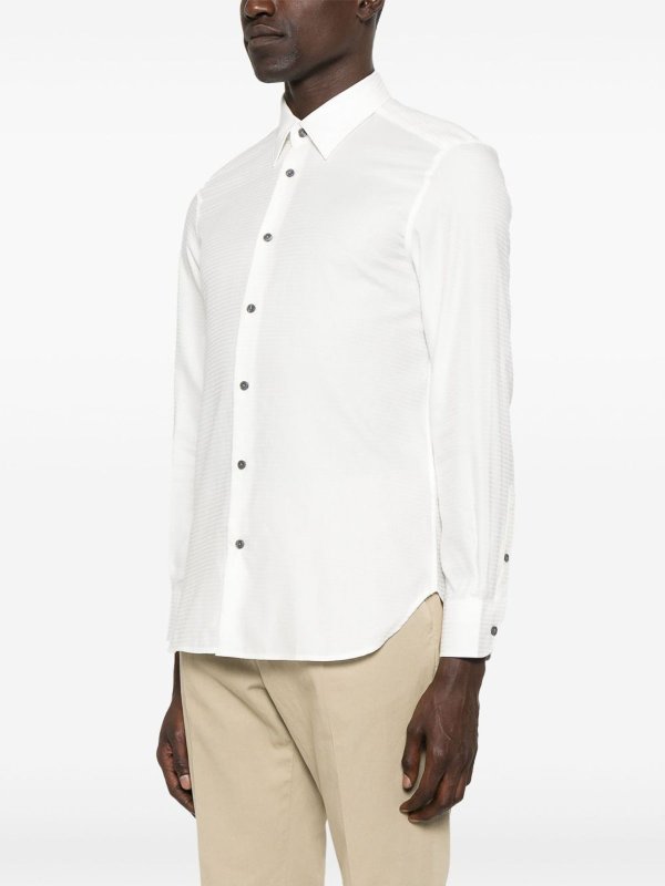 EMPORIO ARMANI buy online Allover Logo Cotton Shirt