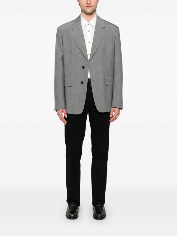 The Best Shops EMPORIO ARMANI: shirts - Allover Logo Cotton Shirt