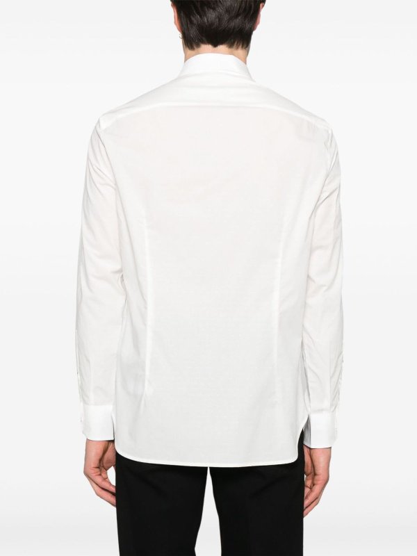 EMPORIO ARMANI buy online Allover Logo Cotton Shirt