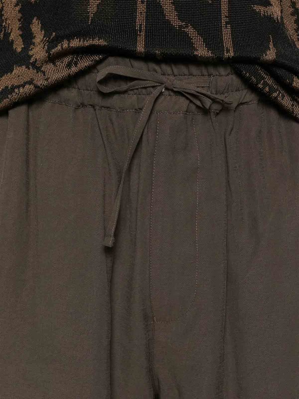 EMPORIO ARMANI: トラウザーショーツ online - ショートパンツ - ダークブラウン