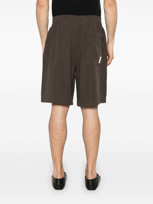 ショートパンツ - ダークブラウン shop online: EMPORIO ARMANI