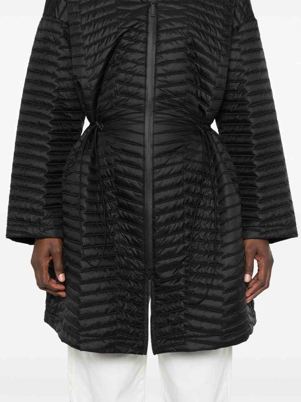 EMPORIO ARMANI: cappotti corti online - Cappotto midi in nylon