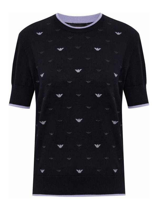 EMPORIO ARMANI: クルーネック - クルーネック - 黒