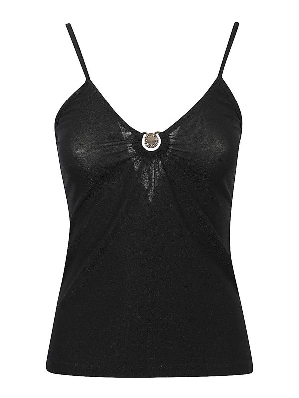 EMPORIO ARMANI: Tops & Débardeurs - Top - Noir