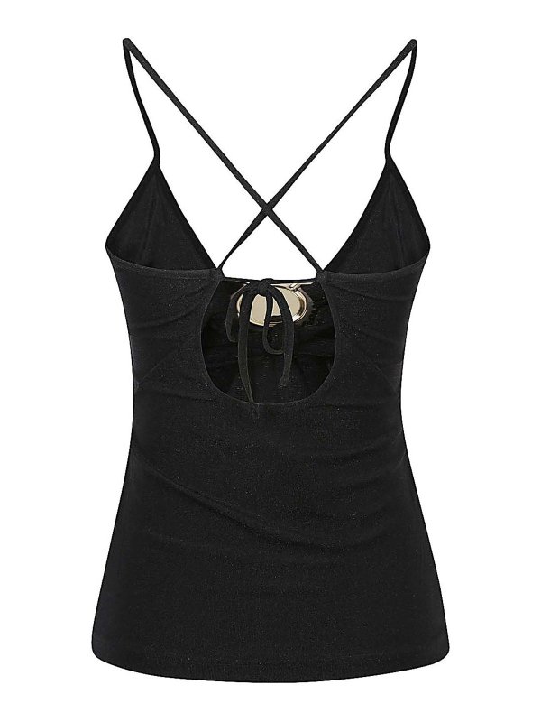 EMPORIO ARMANI: Tops & Débardeurs online - Top - Noir