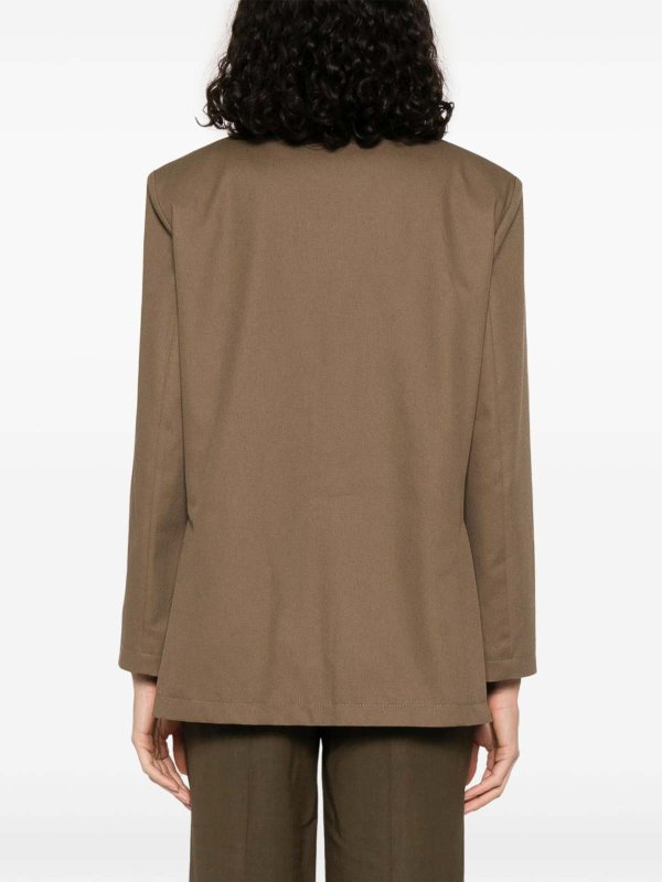 Cappotto caban di cotone shop online: EMPORIO ARMANI