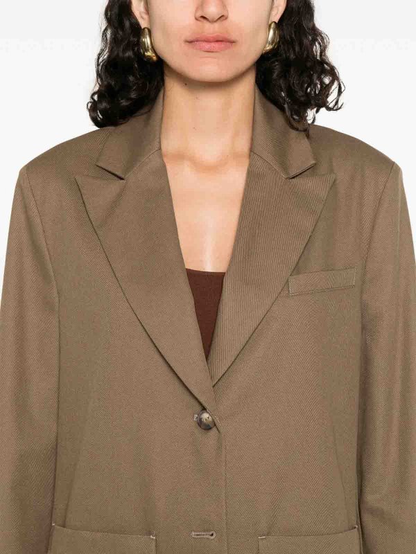EMPORIO ARMANI buy online Cappotto caban di cotone
