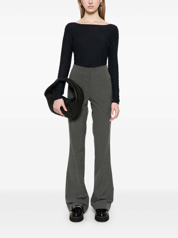 EMPORIO ARMANI buy online Jacquard Boat-Neck Top