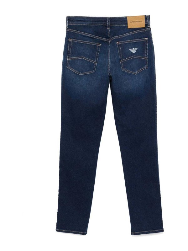 EMPORIO ARMANI: Bootcut online - Bootcut Jeans - Blau