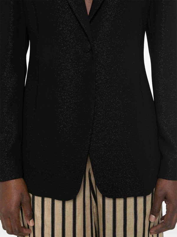 The Best Shops EMPORIO ARMANI: blazers - Single-Breasted Blazer Jacket