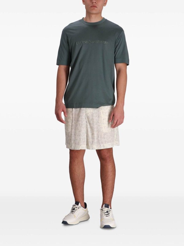 ショートパンツ - 白 shop online: EMPORIO ARMANI