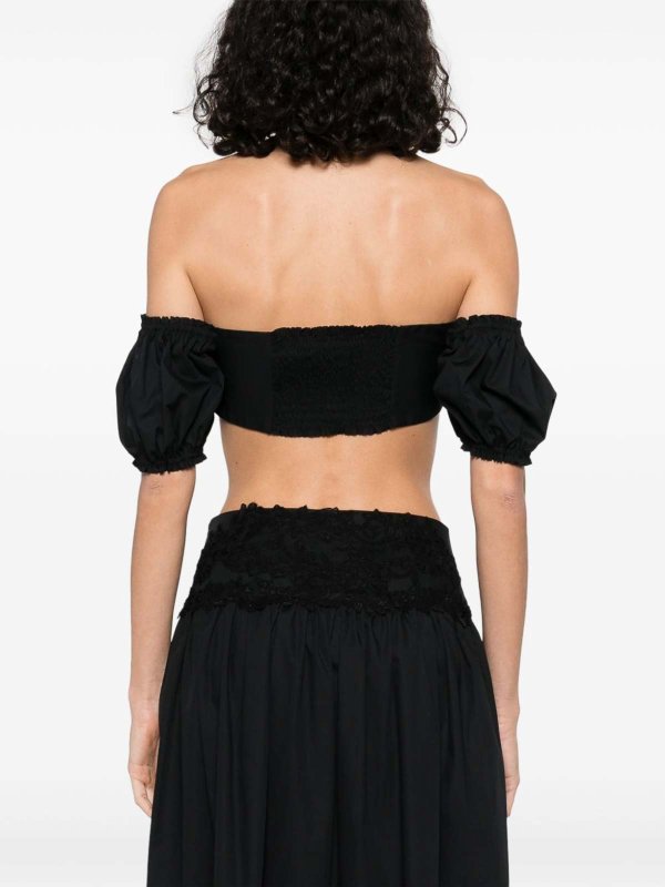 The Best Shops ERMANNO SCERVINO: Tops & Tank tops - Lace Detail Cotton Top