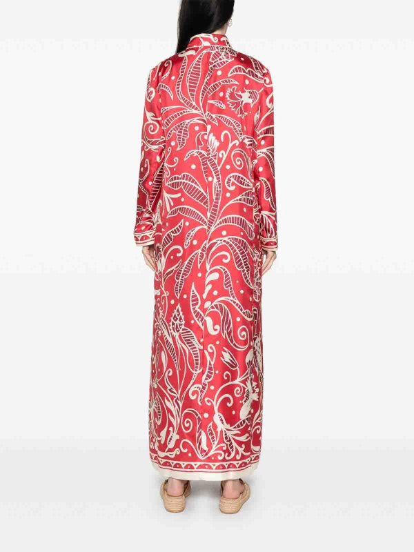 Printed Silk Long Shirtdress shop online: F.R.S FOR RESTLESS SLEEPERS