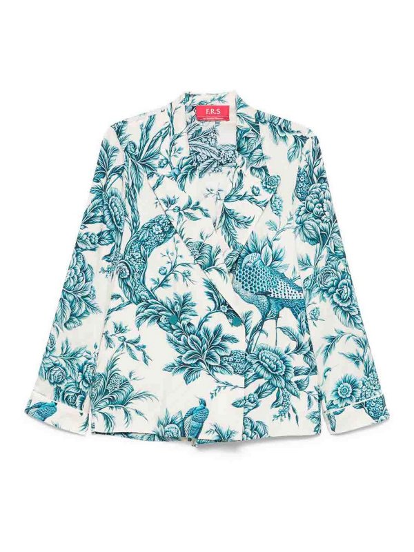 F.R.S FOR RESTLESS SLEEPERS: shirts - Printed Silk Shirt