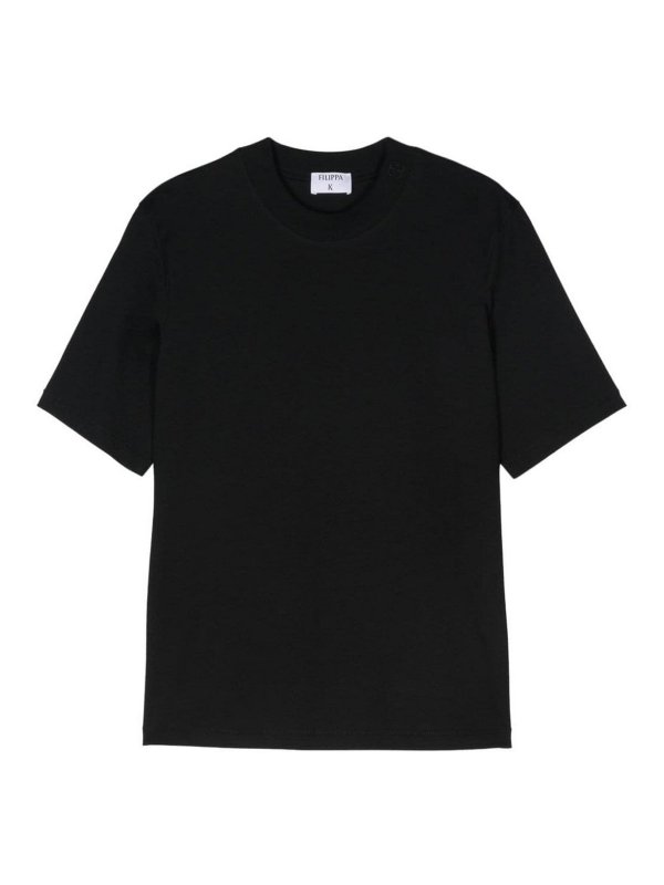 FILIPPA K: T-shirts - T-Shirt - Noir