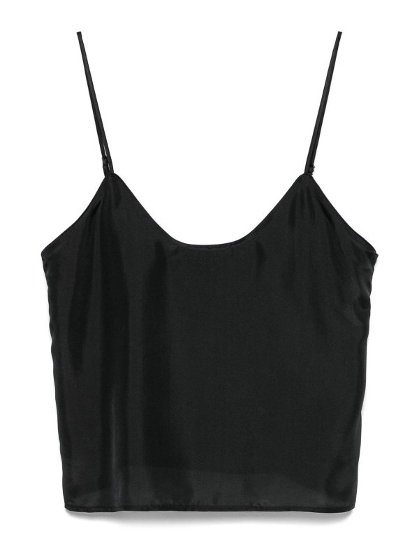 FORTE FORTE: Tops und Tank Tops - Top - Schwarz